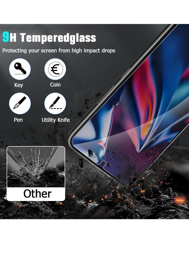 TIGER [عبوتان + 2] واقي شاشة للخصوصية وواقي عدسة الكاميرا لهاتف Samsung Galaxy S23 مقاس 6.1 بوصة، واقي من الزجاج المقوى، تغطية كاملة، صلابة 9H HD مضادة للتجسس - Image 3