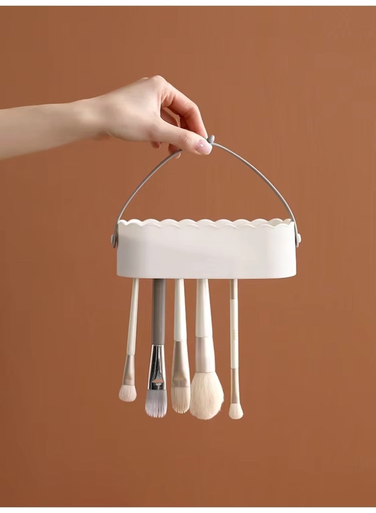 صندوق غسيل الفرشاة متعدد الوظائف مع التنظيف والتجفيف المتكامل، التنظيف بالسيليكون لا يتلف الشعيرات - Image 4