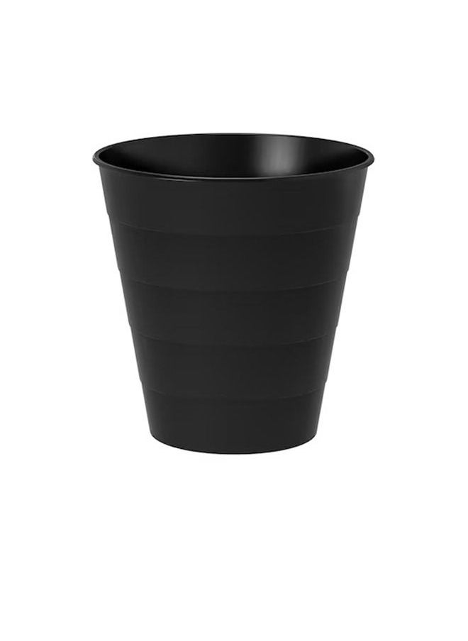 Ikea - Black hardened plastic waste bin - Image 1
