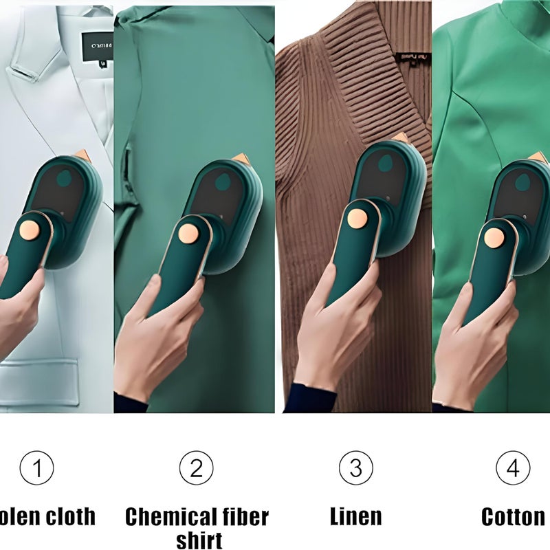 Portable Garment Steamer 50ml Tank 115mm Gold Plate No Preheating Instant Steam Handheld Travel Iron | مكواة بخار محمولة 50 مل صفيحة ذهبية 115 مم بدون تسخين مسبق بخار فوري يدوية للسفر - Image 5