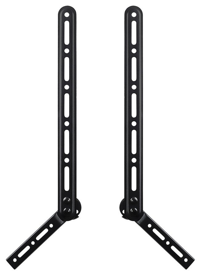 Mount-It! Soundbar Bracket Universal Sound Bar TV Mount For Mounting Above or Under TV, Fits Sonos, Samsung, Sony, Vizio, Adjustable Arm Fits 23 to 65 Inch TVs, 33 Lbs Weight Capacity Black - Image 2