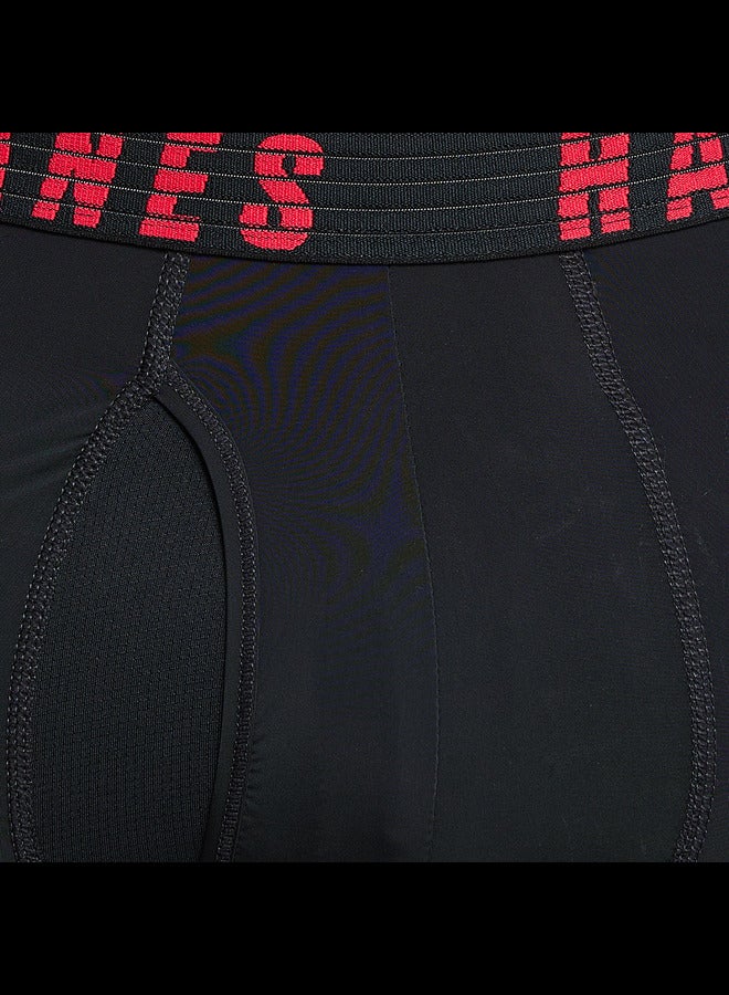 Hanes MNSLL3 Long Leg Boxer Mens Hanes P3 MRL Moves Nylon Spandex  - Image 5