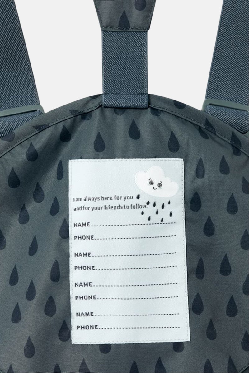 Tchibo Toddlers Girl Allover Printed Rain Pants, Grey - Image 4
