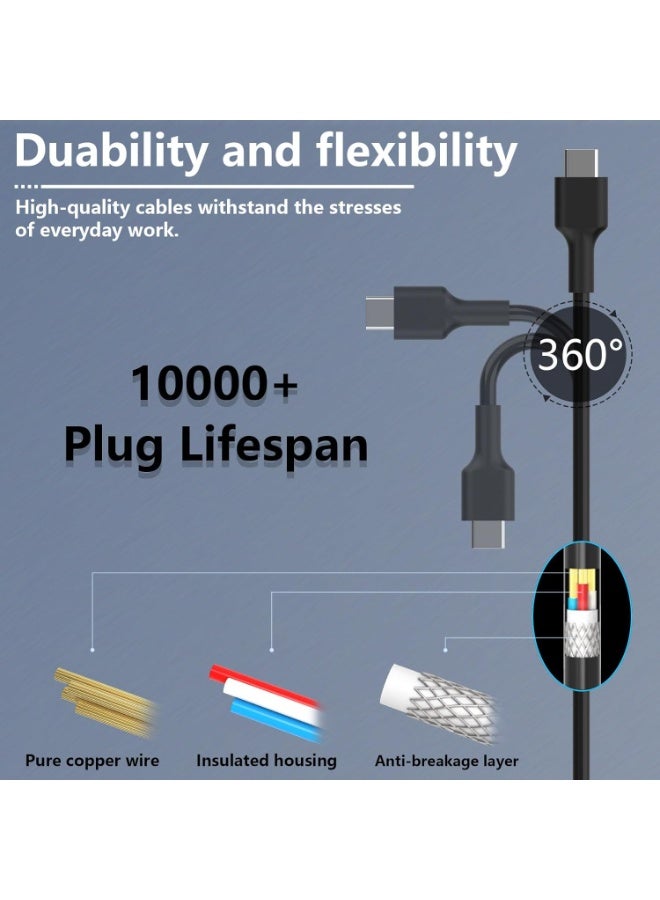 Terabyte شاحن بديل سفر 45 واط من نوع C لجهاز HP Spectre 13 Elite x2 1012 TYPE-C USB-C بدون سلك/كابل - Image 4