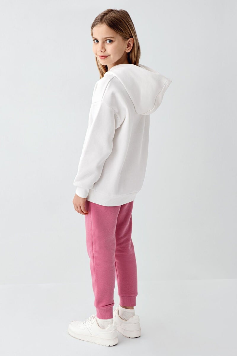 يو اس بولو اسن طقم يو إس بولو للبنات، أبيض، قطعتين - Image 4