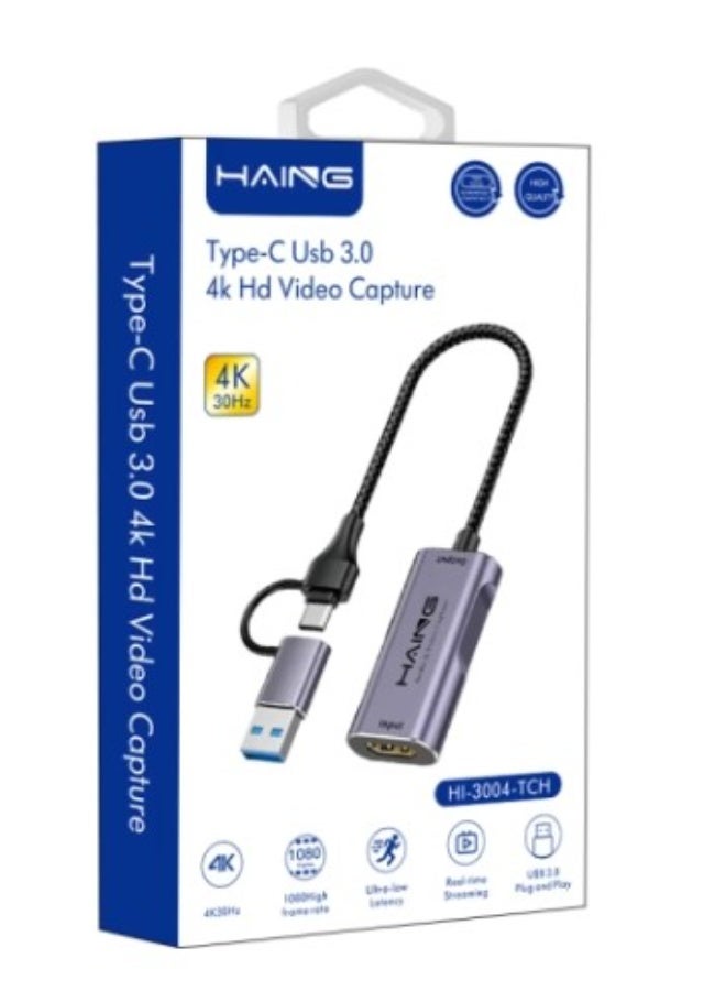 Haing USB 3.0 4K HD Video Capture - Image 1