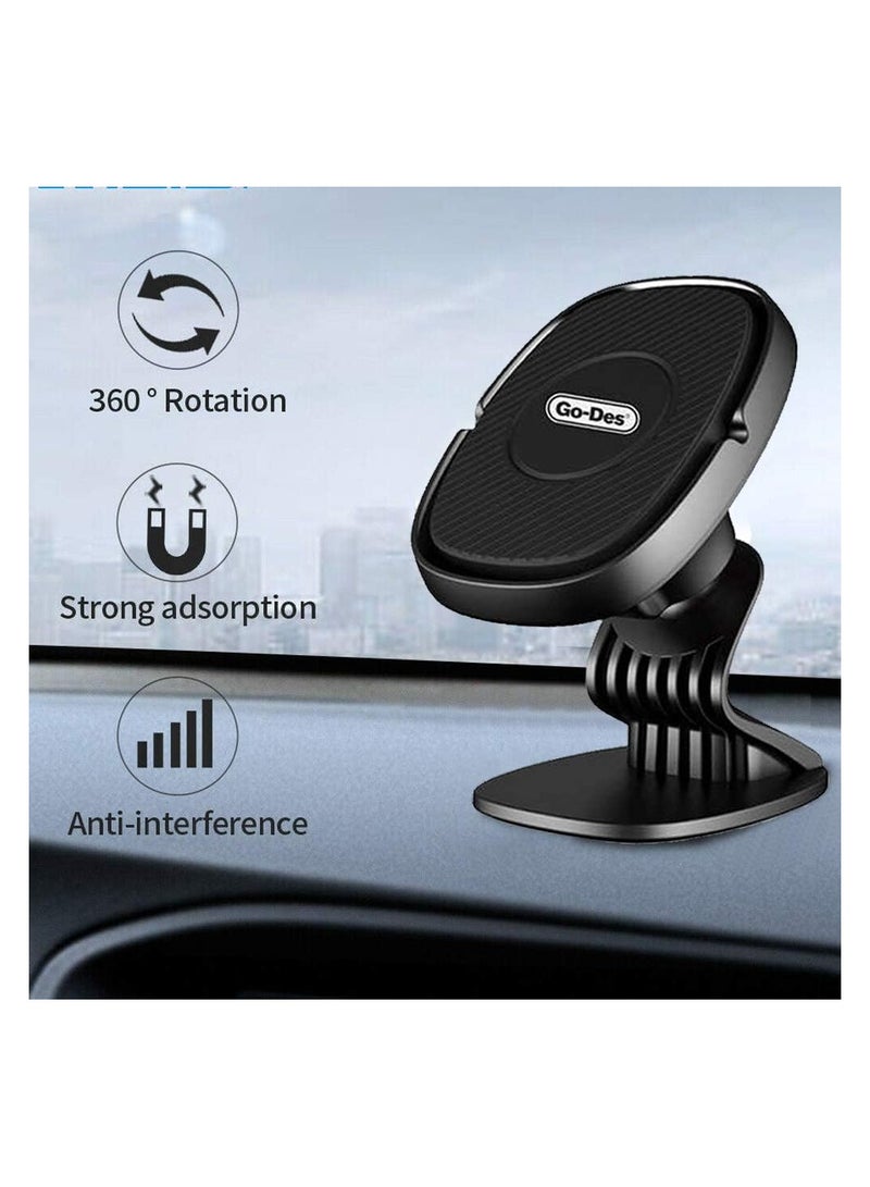 حامل هاتف محمول مغناطيسي عالمي للسيارة - قاعدة مغناطيسية مثبتة على لوحة القيادة المملكة المتحدة - Image 3