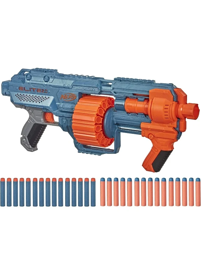نيرف Nerf Elite 2.0 Shockwave RD-15 Dart Blaster