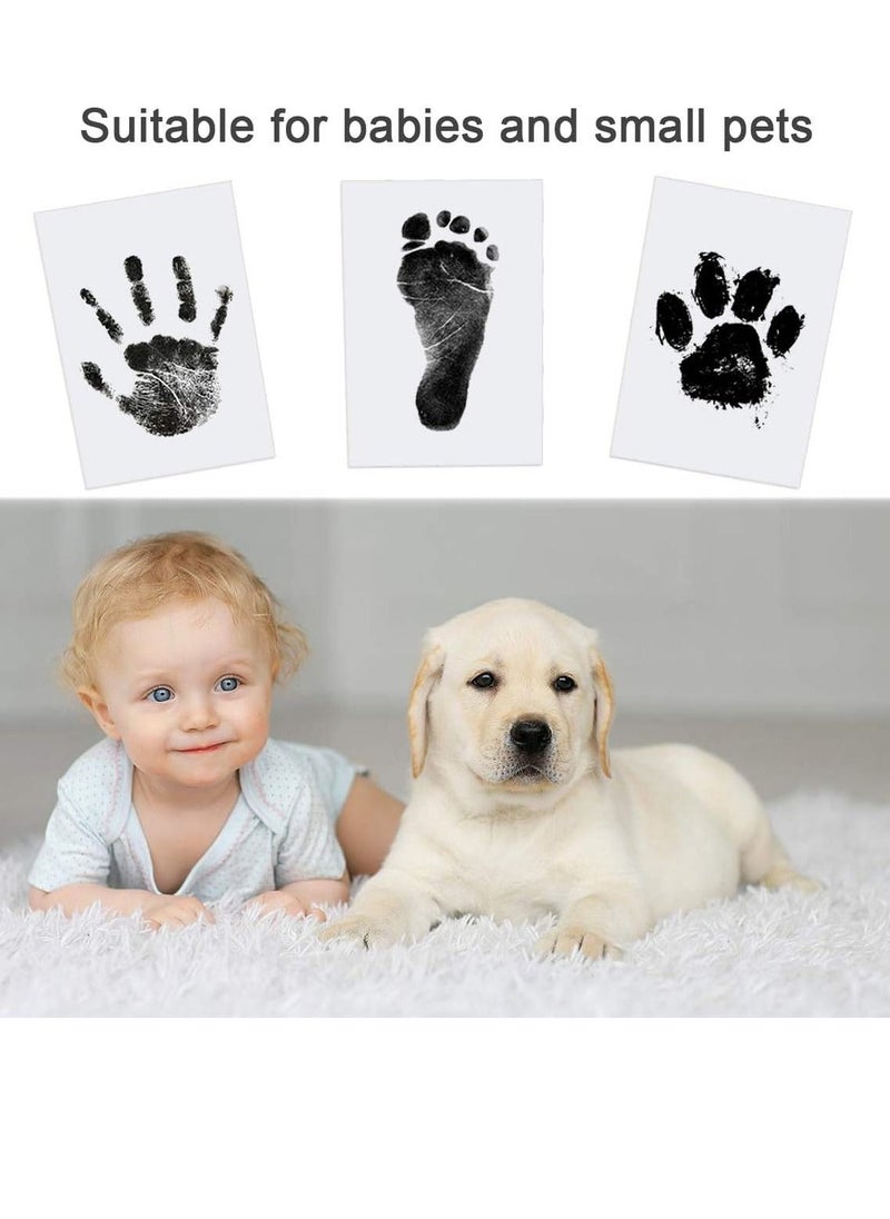 Gonice - Baby Handprint and Footprint Kit, 3 Ink Pads with Clean-Touch, 6 Imprint Cards, Pet Paw Inkless Print - Image 1