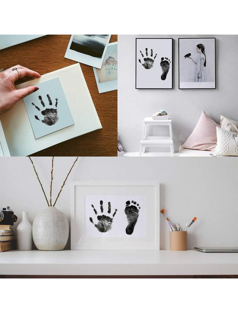 Gonice - Baby Handprint and Footprint Kit, 3 Ink Pads with Clean-Touch, 6 Imprint Cards, Pet Paw Inkless Print - Image 1