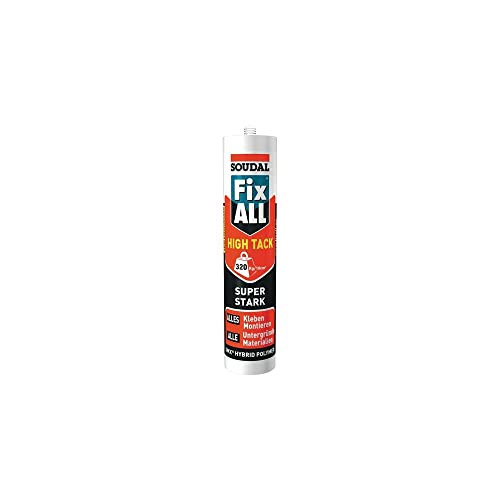 Soudal 118624 Adhesive Fix All High Tack 420g with high initial adhesion - Image 1