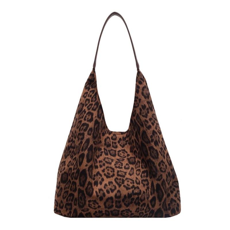 YFGBCX Leopard Tote Bag for Women Cheetah Purse Brown Vintage Hobo Bag Large Capacity Work Tote Bag - Image 1