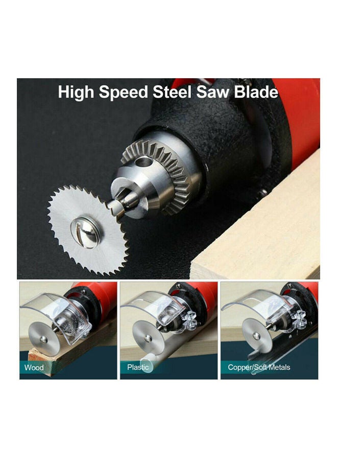 NIBEMINENT 34-Piece Mini Steel Sawing Blades for Electric Grinder Silver/Black  - Image 2