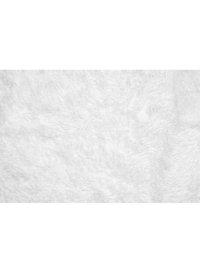 CottonFry قماش قطن فري الصلب لجلسات تصوير الأطفال، صناعة الألعاب الناعمة، الفن والحرف، الفساتين، السترات، الزينة وغيرها - طول 1 متر وعرض 60+ بوصة (5م، أبيض) - Image 1