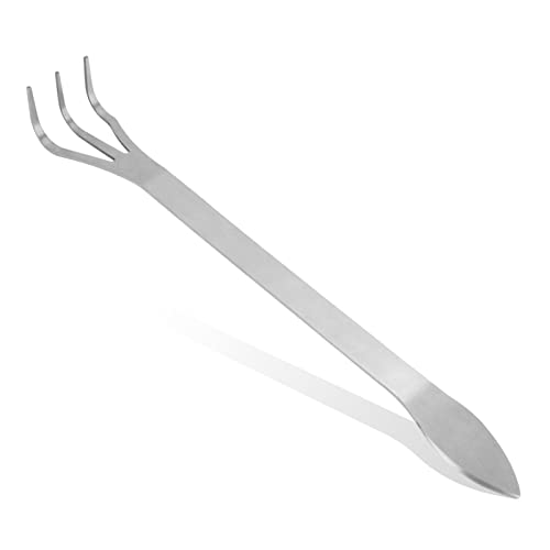 Eboxer Stainless Steel 3 Prong Root Rake Pick Set, Bonsai Tool Root Pick Rake Gardening Tools - Image 1