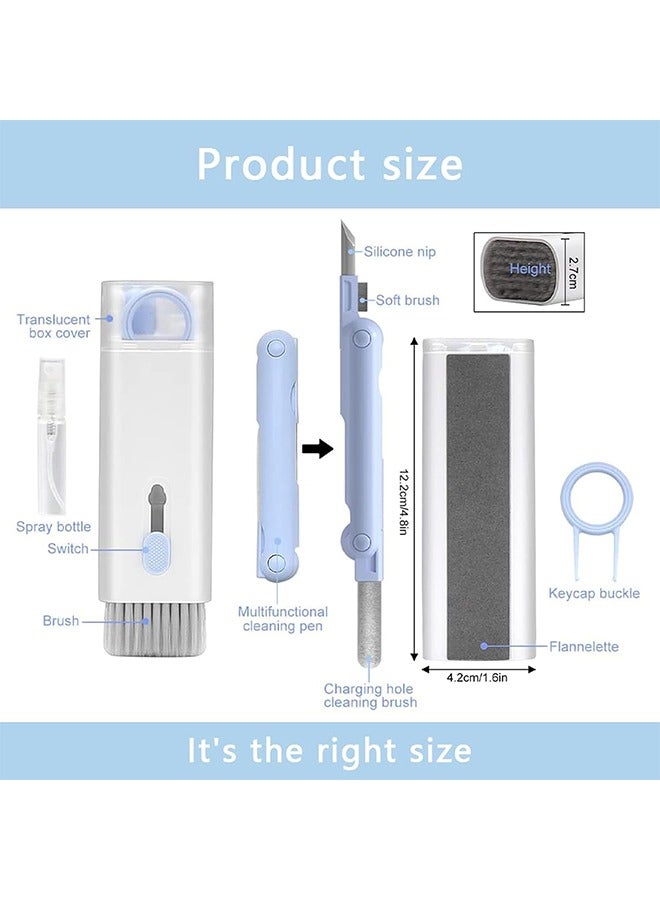 Bukela Keyboard Cleaning Kit 7 in 1 Electronic Cleaner Kit Multifunctional Cleaning Tool for PC, Monitor, Cell Phone, Computer, Earphones - Image 2