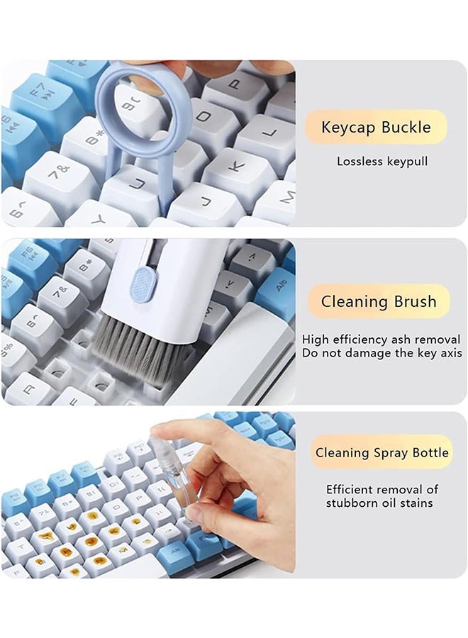 Bukela Keyboard Cleaning Kit 7 in 1 Electronic Cleaner Kit Multifunctional Cleaning Tool for PC, Monitor, Cell Phone, Computer, Earphones - Image 4