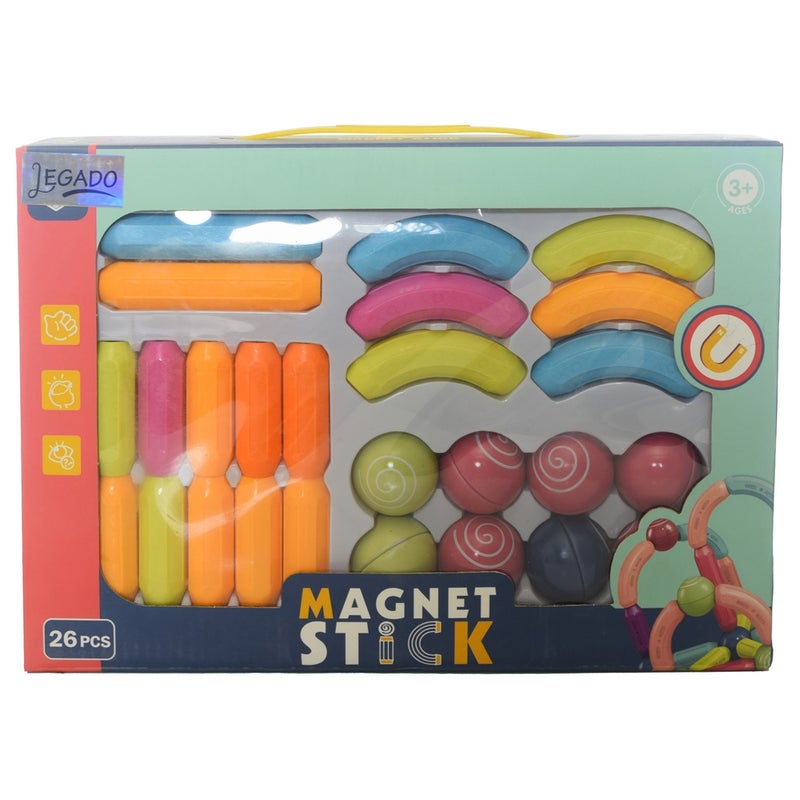Magnet Stick Game Set 26 Pieces - HD377A - Image 1