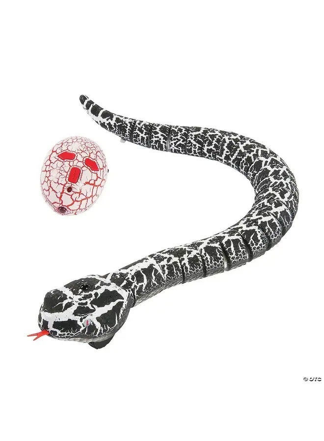 Realistic Remote Control Snake Toy for Kids 16-Inch Slithering Snake with LED Eyes Lifelike Movement Rechargeable Battery Fun and Scary Prank Toy for Boys and Girls  Unisex Gift for Children Age 6+. - Image 1