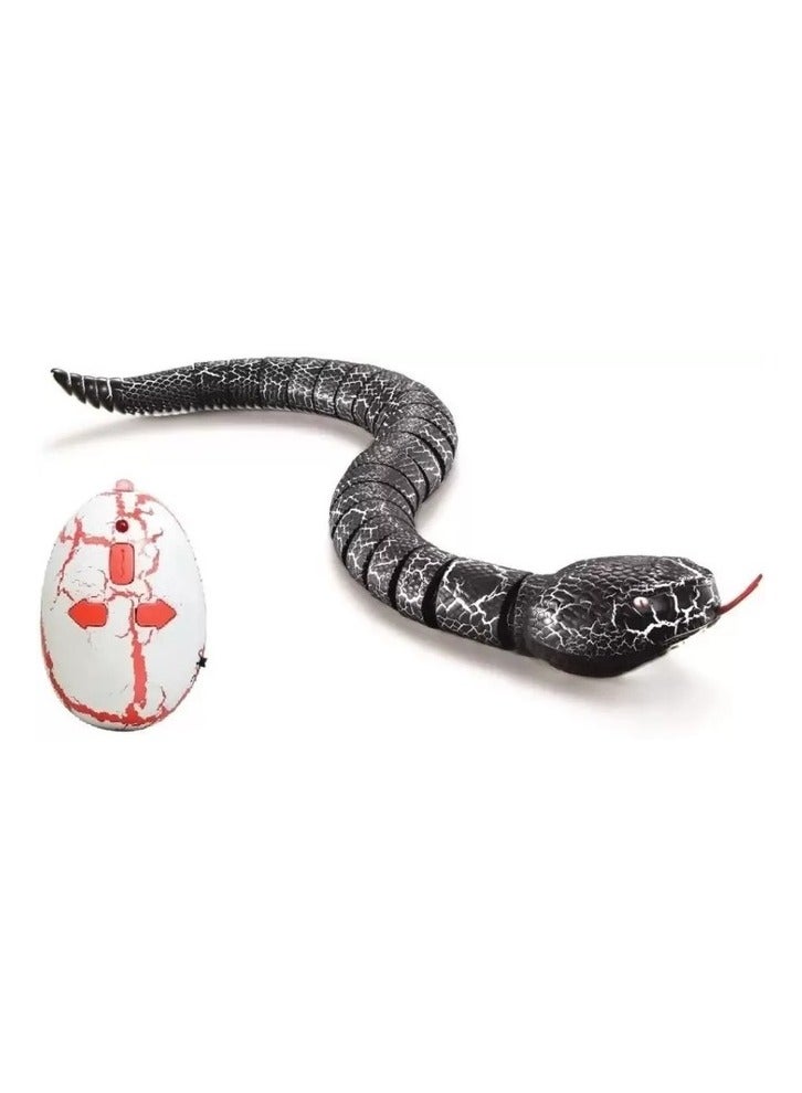 Realistic Remote Control Snake Toy for Kids 16-Inch Slithering Snake with LED Eyes Lifelike Movement Rechargeable Battery Fun and Scary Prank Toy for Boys and Girls  Unisex Gift for Children Age 6+. - Image 3