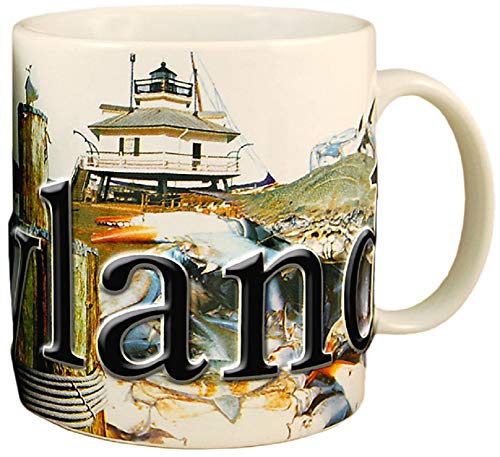 Americaware Maryland 18oz. Color Relief Coffee Mug - Image 3