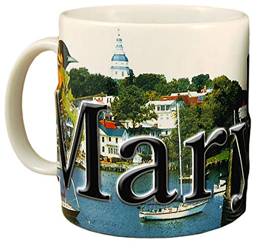 Americaware Maryland 18oz. Color Relief Coffee Mug - Image 2