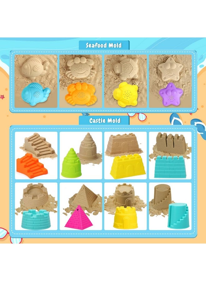 Toy Beach Toys For Kids Ages 4 8 Sand Toys For Toddlers 1 3 Beach Toys For Toddlers 1 3 Kids Beach Toys For Kids Ages 8 12 Sandbox Toys Sand Castle Building Kit Sand Toys For Kids Ages 4 8 - Image 3