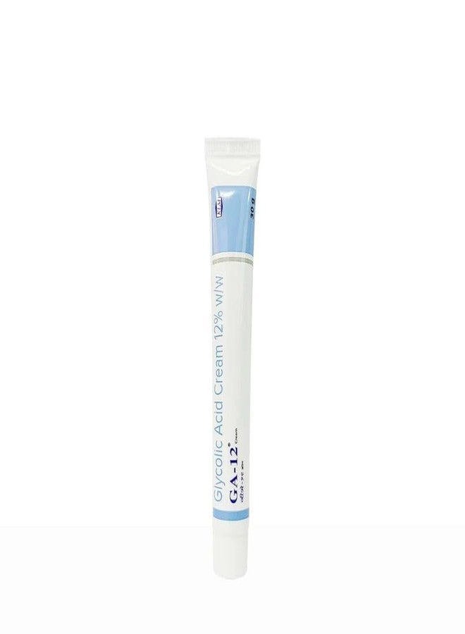 DERMOXIE GA 12 Glycolic Acid Cream, 12% Concentration for Pigmentation and Acne Scars, Chemical Exfoliant Treatment, Unscented, 30g - Image 3