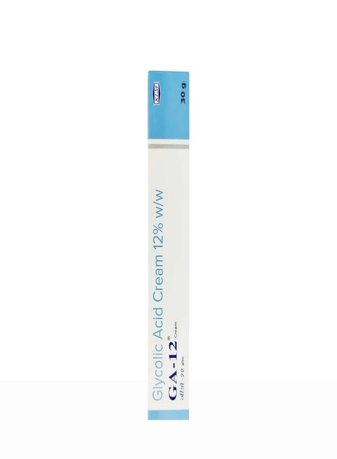 DERMOXIE GA 12 Glycolic Acid Cream, 12% Concentration for Pigmentation and Acne Scars, Chemical Exfoliant Treatment, Unscented, 30g - Image 2