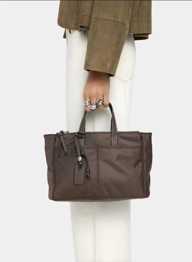 بارفوا حقيبة نايلون مع حزام كروس بودي