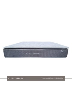 INREST 22 Hotel Medical Mattress - King Size (180*200 cm), 30 cm Height, Advanced Pocket Spring Technology, Multi-Layer High-Quality Foam for Optimal Comfort, Back and Joint Support, Anti-Bacterial, Vibration Isolation
