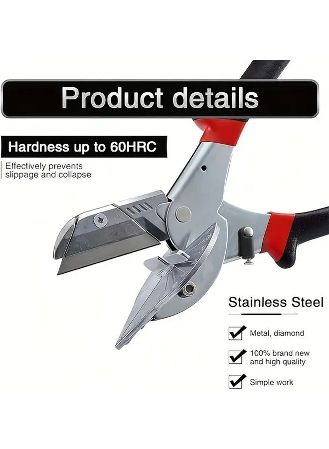Multi Angle Bevel Cutter 45 135 Degree Adjustable Manual Tool With 10 Blades - Image 3