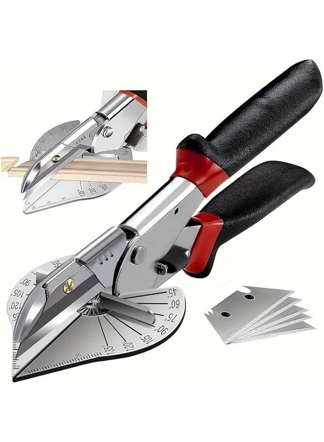 Multi Angle Bevel Cutter 45 135 Degree Adjustable Manual Tool With 10 Blades - Image 2