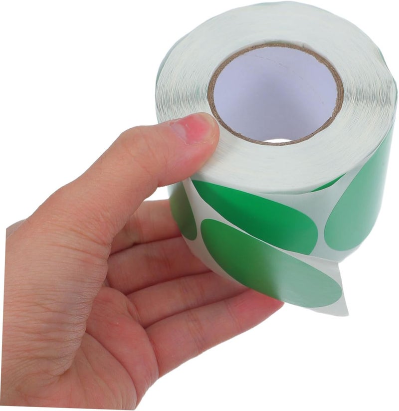 2 Rolls of Writable Round Stickers 5cm Diameter, Strong Adhesive Coated Paper Labels with Glare-Free Finish for Containers and File Folders, for Classroom Dot Coding and Office - Image 4