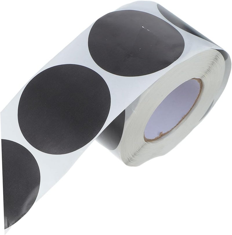 2 Rolls of Writable Round Stickers 5cm Diameter, Strong Adhesive Coated Paper Labels with Glare-Free Finish for Containers and File Folders, for Classroom Dot Coding and Office - Image 3