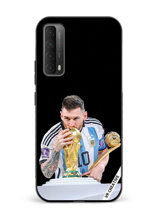 VR CREATIVE Protective Case Cover For Huawei Y7a Messi Design Multicolour - Image 1