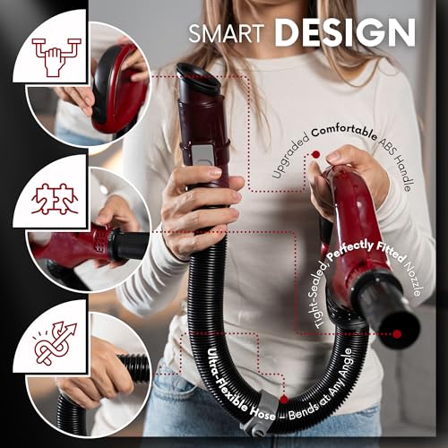 Selgo Upgraded ZU561 Replacement Hose Handle for Shark Vacuum Models ZU561 ZU562, ZU560 Blue, UV725 Gray, UV650 - Vacuum Hose for Shark Navigator Rotator Lift-Away Deluxe Upright Vacuum Cleaner - Image 4