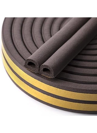 Self-Adhesive Insulation Doors and Windows Draught Excluder Foam Seal Strip Soundproofing Collision Avoidance Rubber (D Type 6M, brown) - pzsku/Z0C4B15067F6C042B96A2Z/45/_/1696834317/6c643a77-4d3b-4109-bb9a-c1288f9b41da
