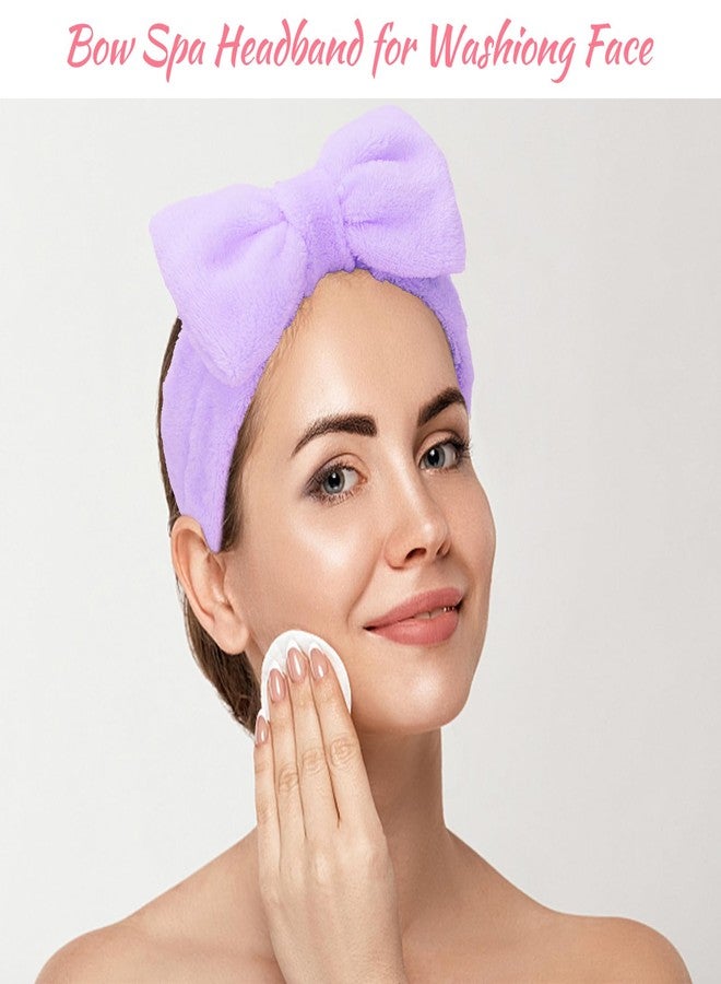 Ondder Skincare Headband for Washing Face Spa Makeup Face Wash Headband Skin Care Headbands Terry Cloth Head Band Bachelorette Party Favors Spa Party Hair Accessories Bachelorette Gifts for Bride - Image 3