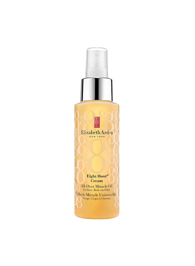 Elizabeth Arden Eight Hour Cream, All-Over Miracle Oil,Face, Body & Hair Oil, 3.4 Oz - Image 1