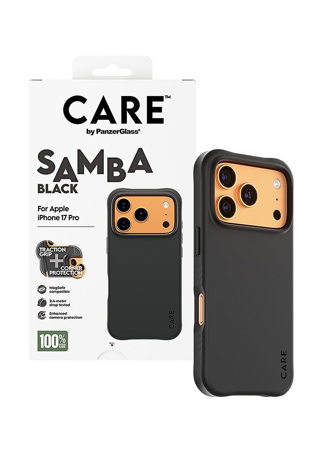 PanzerGlass CARE Fashionable Case Samba with MagSafe iPhone 17 Pro - Black - Image 2