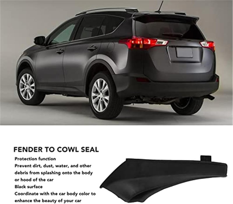 Wivplex Front Wiper Side Cowl Extension Cover for RAV4 - Image 4