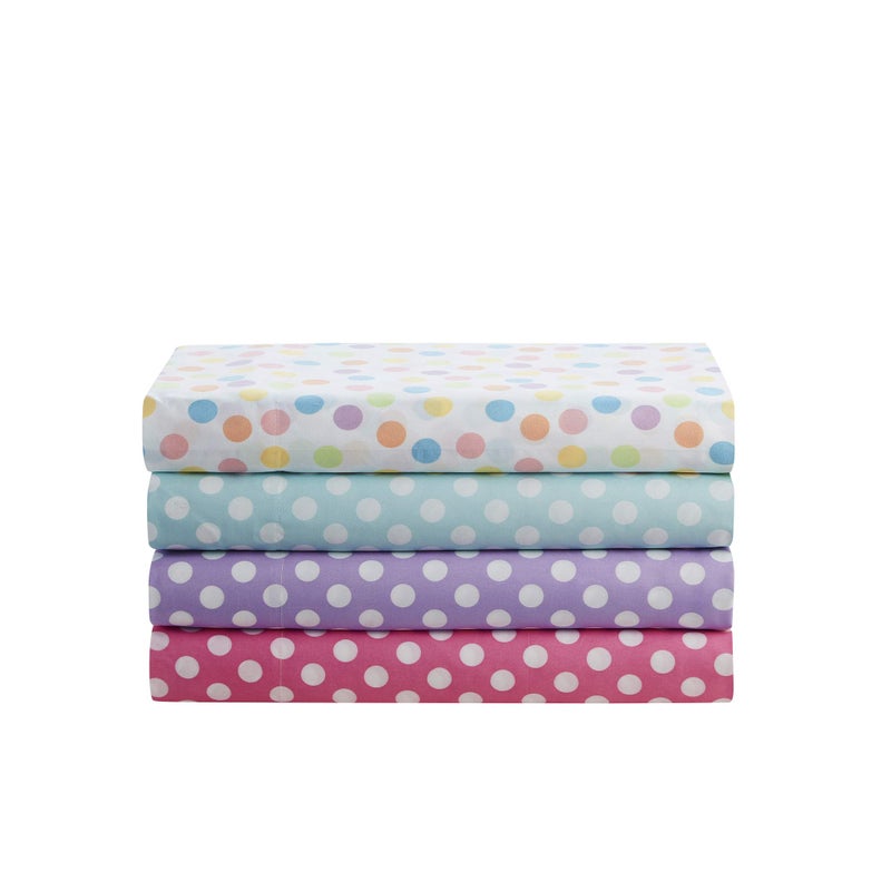 Kute Kids Kute Kids Super Soft Sheet Set - Made with Special Designs and Characters  Includes Pillowcase(s); Available in Twin  Full & Queen Size (Toddler  Fun Dot Drops)  - Image 5
