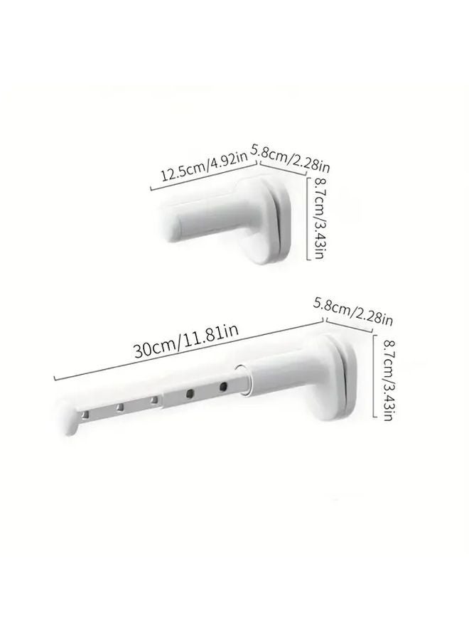 عبوتان من علاقات الملابس القابلة للطي سميكة جداً وطويلة وقابلة للتمديد لتوفير المساحة للسفر - Image 4