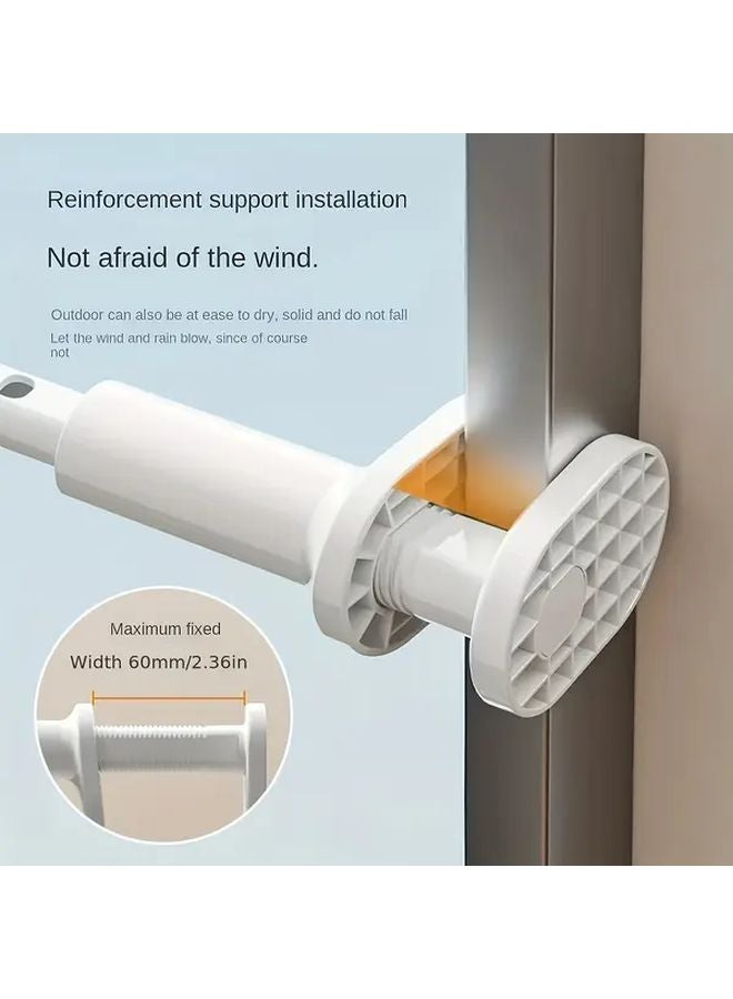 عبوتان من علاقات الملابس القابلة للطي سميكة جداً وطويلة وقابلة للتمديد لتوفير المساحة للسفر - Image 5