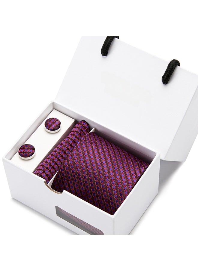 Shougu Men's Business Dress 8cm Tie Gift Box 