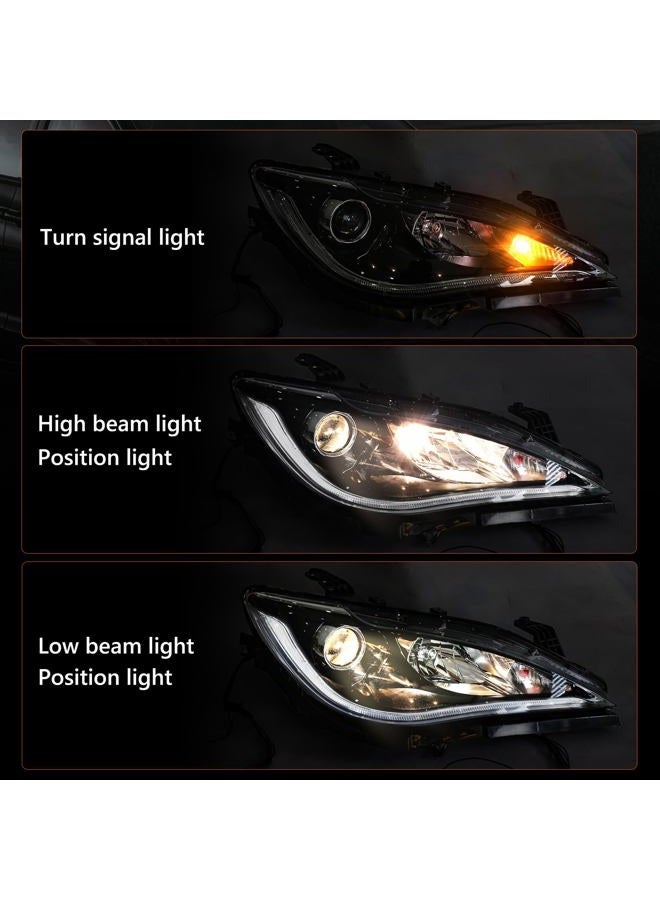 FIONE for Chrysler Pacifica Headlights Assembly 2018 2019 2020 halogen Projector Headlamp (Passenger) - Image 3