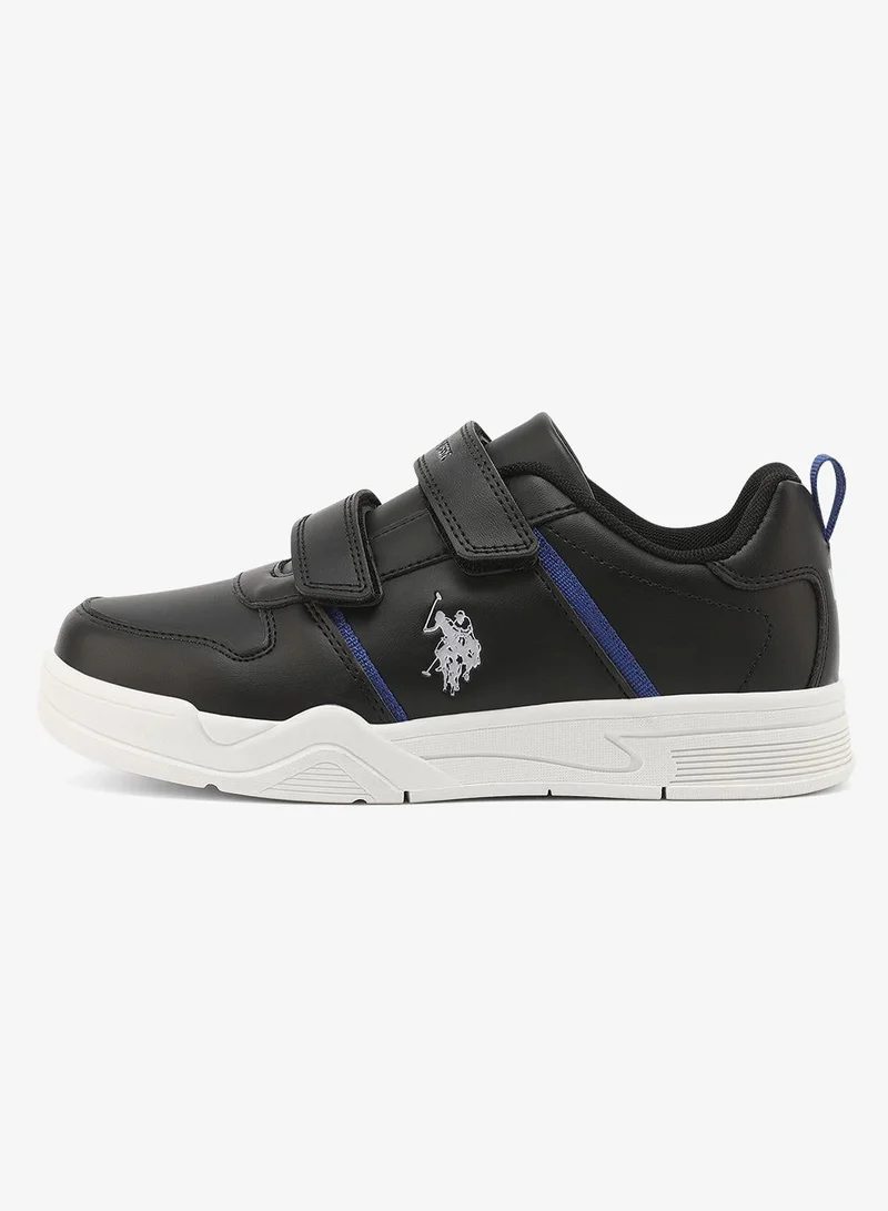 U.S. Polo Assn. U.S. Polo Assn. Kena Boy's Comfortable Stylish Casual Everyday Low Top Sneaker - Black