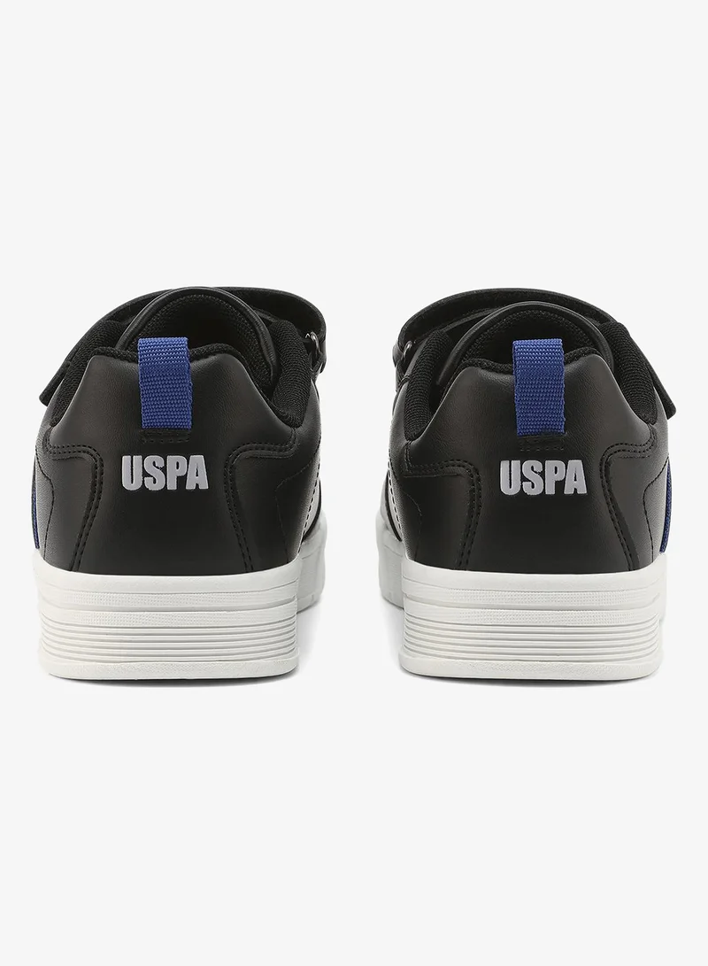 U.S. Polo Assn. black U.S. Polo Assn. Kena Boy's Comfortable Stylish Casual Everyday Low Top Sneaker - Black for Men | Best Price UAE