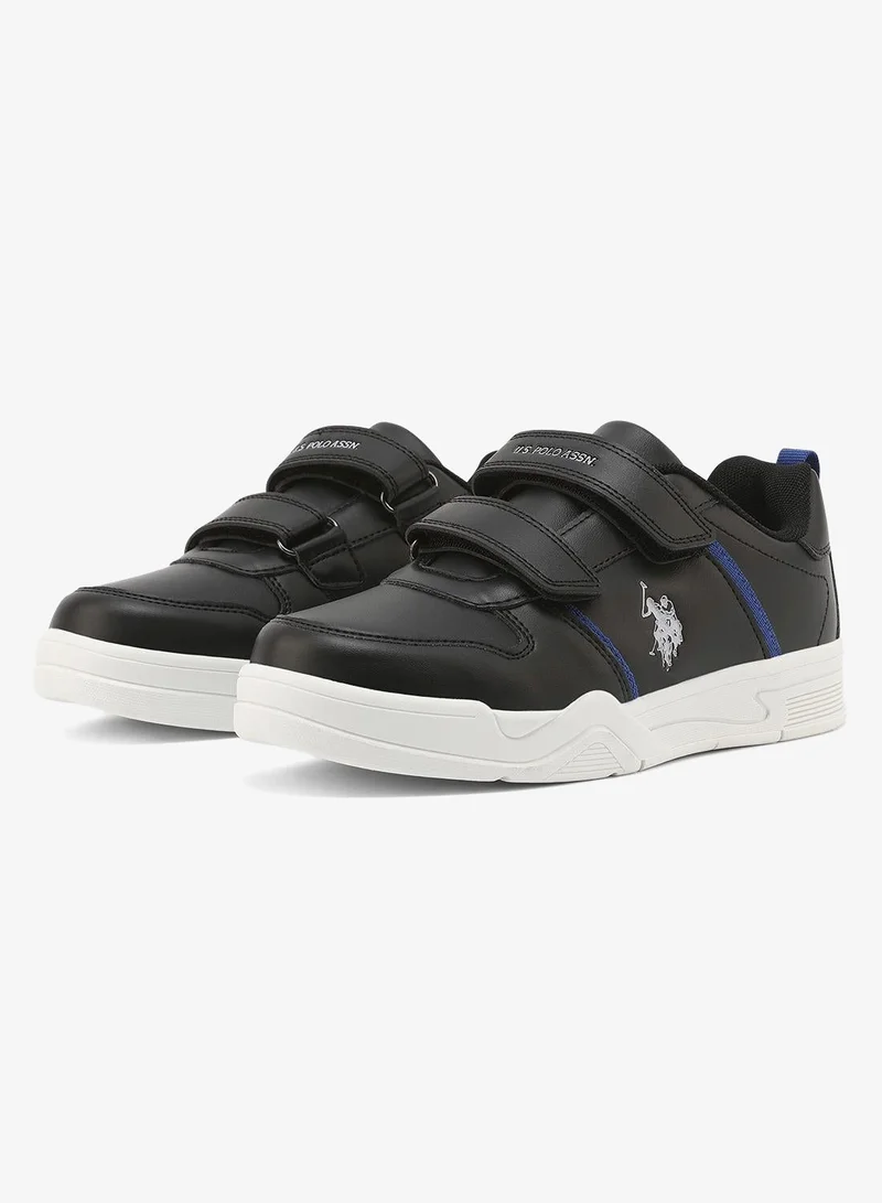 U.S. Polo Assn. black U.S. Polo Assn. Kena Boy's Comfortable Stylish Casual Everyday Low Top Sneaker - Black for Men | Best Price UAE